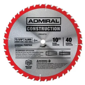 10 in., 40T General Purpose Circular Saw Blade with Nitro Shield™ Coating