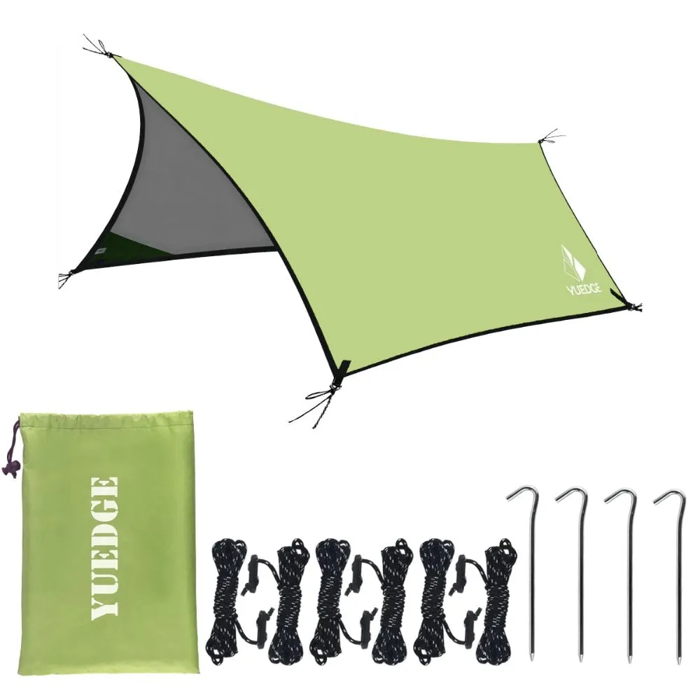 10'x13' Portable Tent Tarp with Rope and Stakes