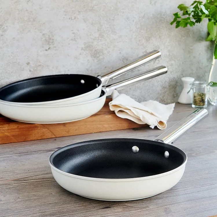 12" Fry Pan - Cream