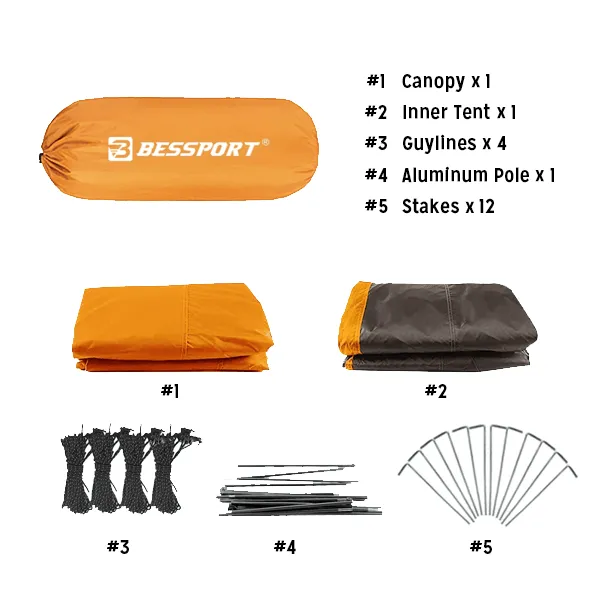 2 PERSON STOCK TENT