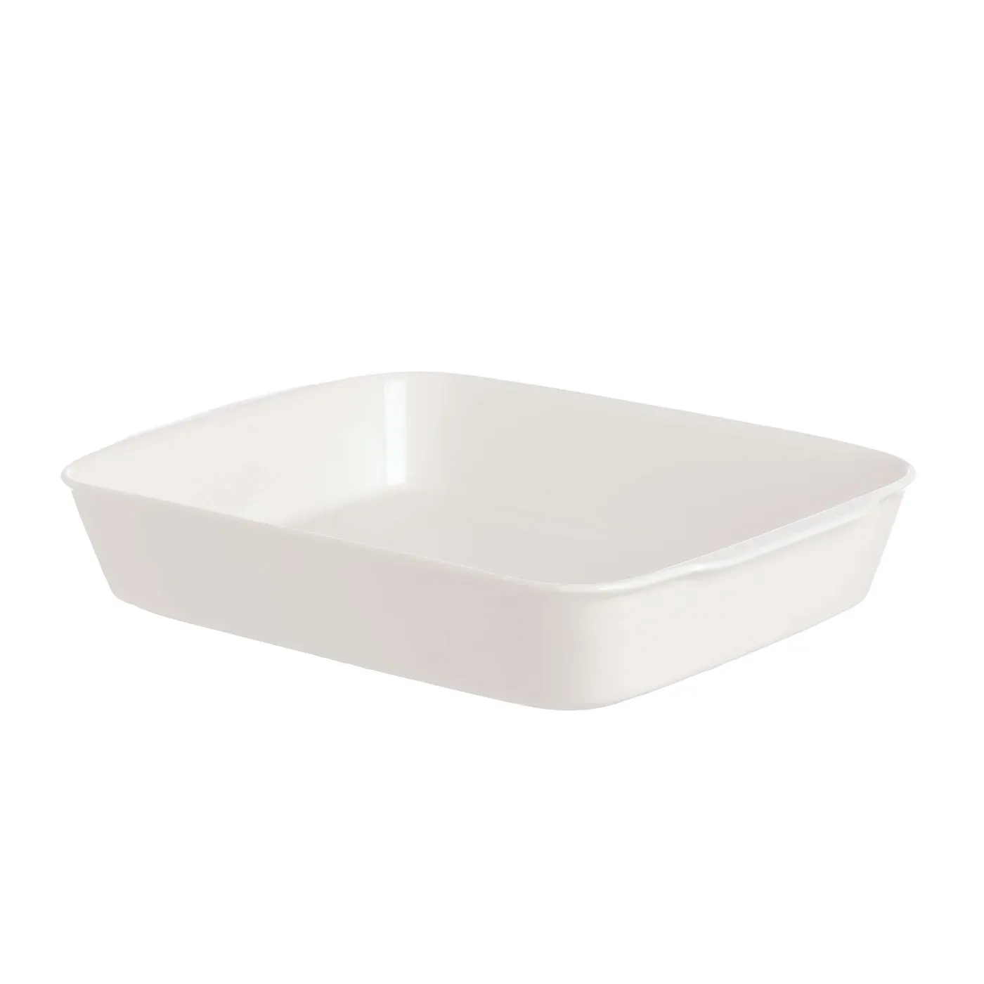 23x18cm Baking Dish Square Porcelain with Handles