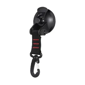 3 PCS Car Tent Suction Cup Home Users Outside Travel Portable Suction Cup Hook Round Carabiner(Red)