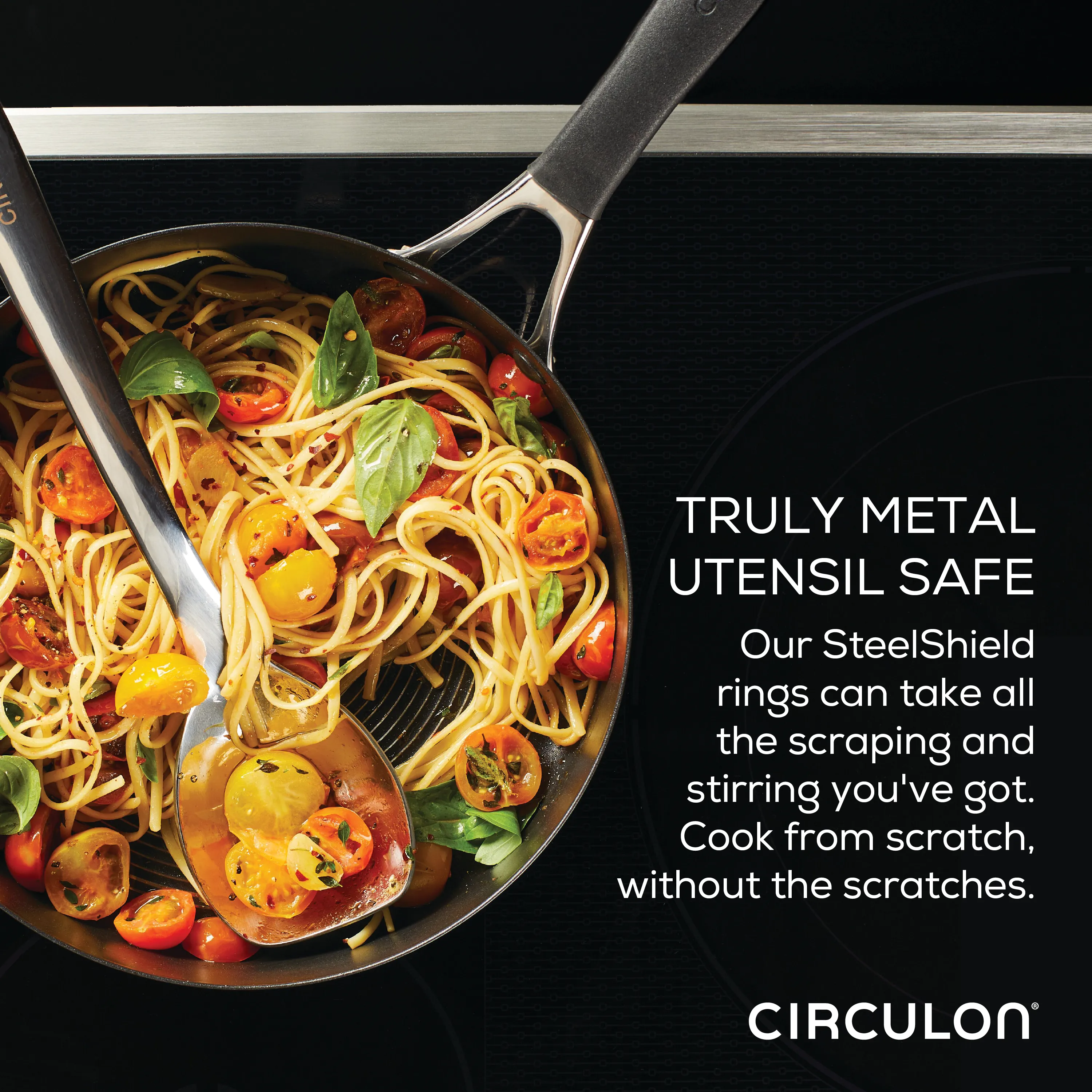 3-Quart Stainless Steel and Hybrid Nonstick Saute Pan with Lid
