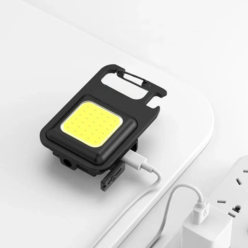 5/10/20pcs High Power Led Flashlight Portable Pocket Flashlight Key Chain USB Rechargeable for Outdoor Camping