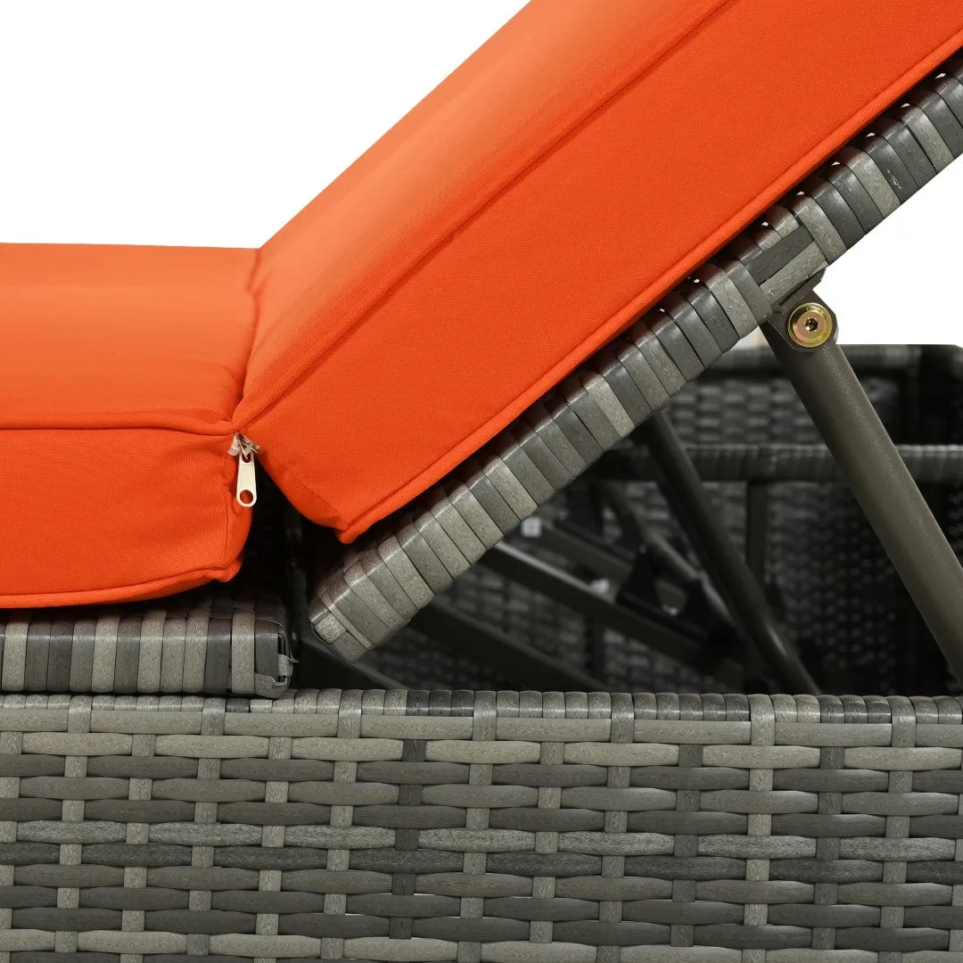 Adjustable Sun Bed with Curtain, High Comfort, 3 Colors - Relax in Style & Comfort