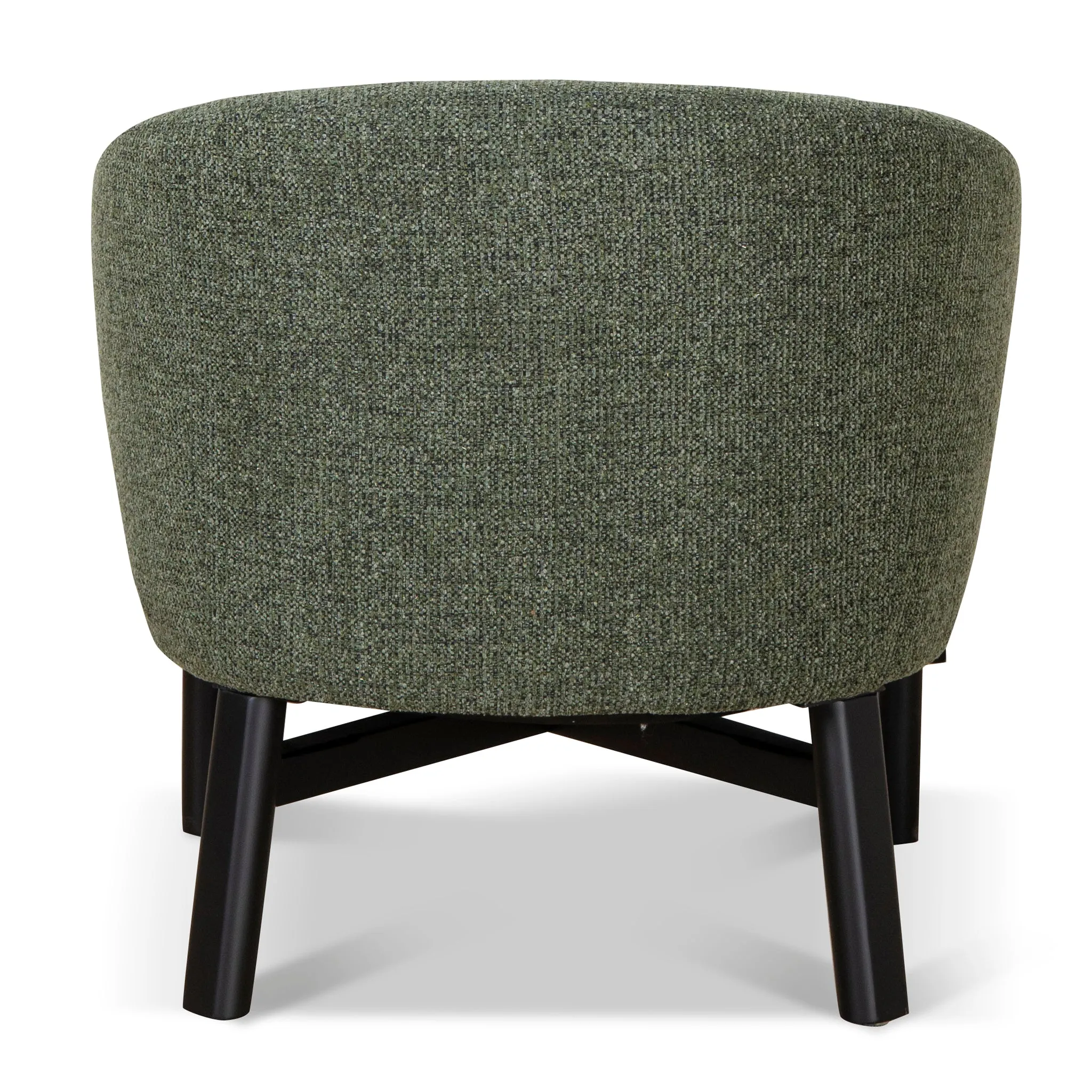 Amity Fabric Armchair - Coral Dark Green