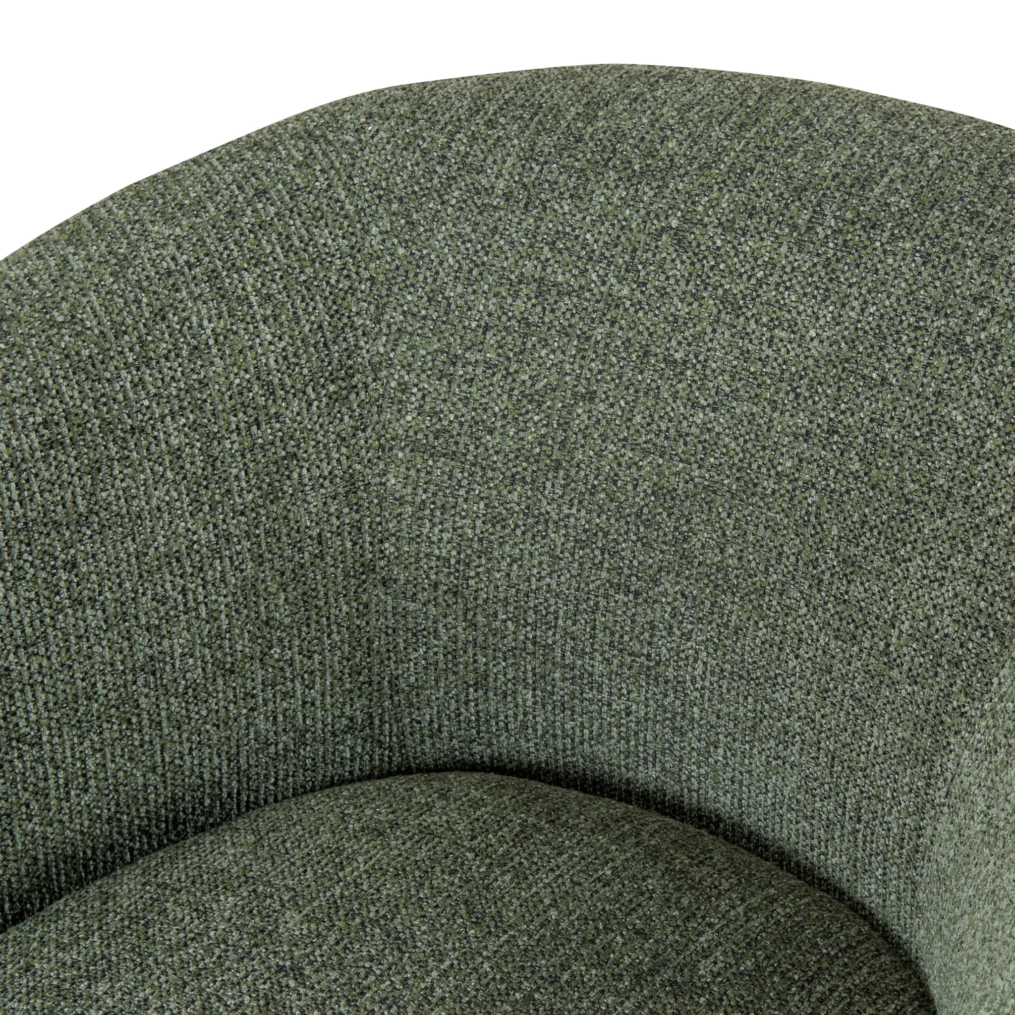 Amity Fabric Armchair - Coral Dark Green