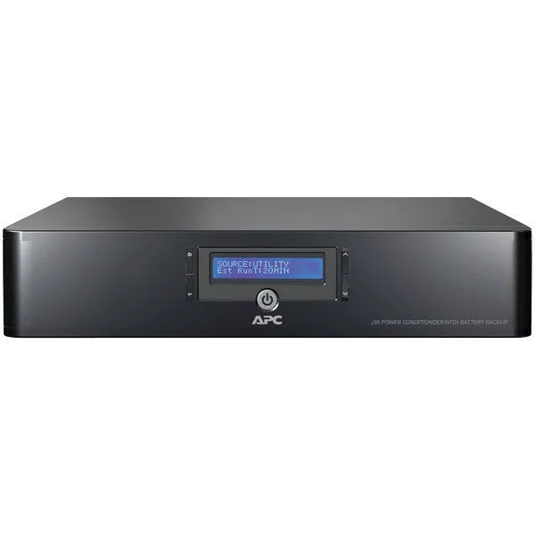 APC J35B 8-Outlet J-Type Rack-Mountable Energy-Saving Power Conditioner with Battery Backup