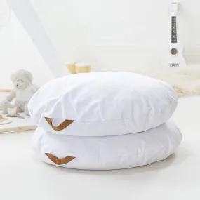 BAYLEY Cushion w/Tan Handle Combo - White