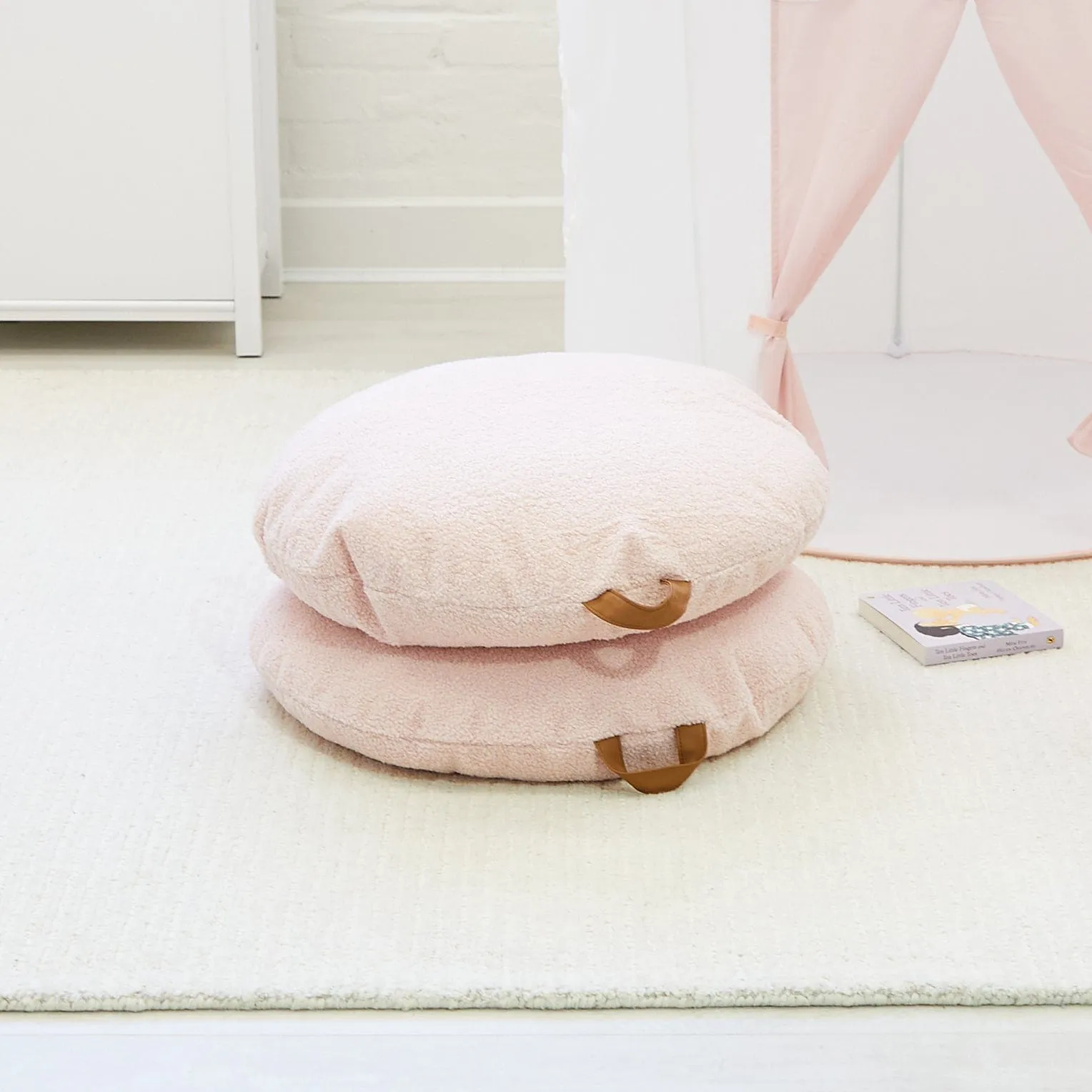 BAYLEY Teddy Boucle Cushion - 2 Pack