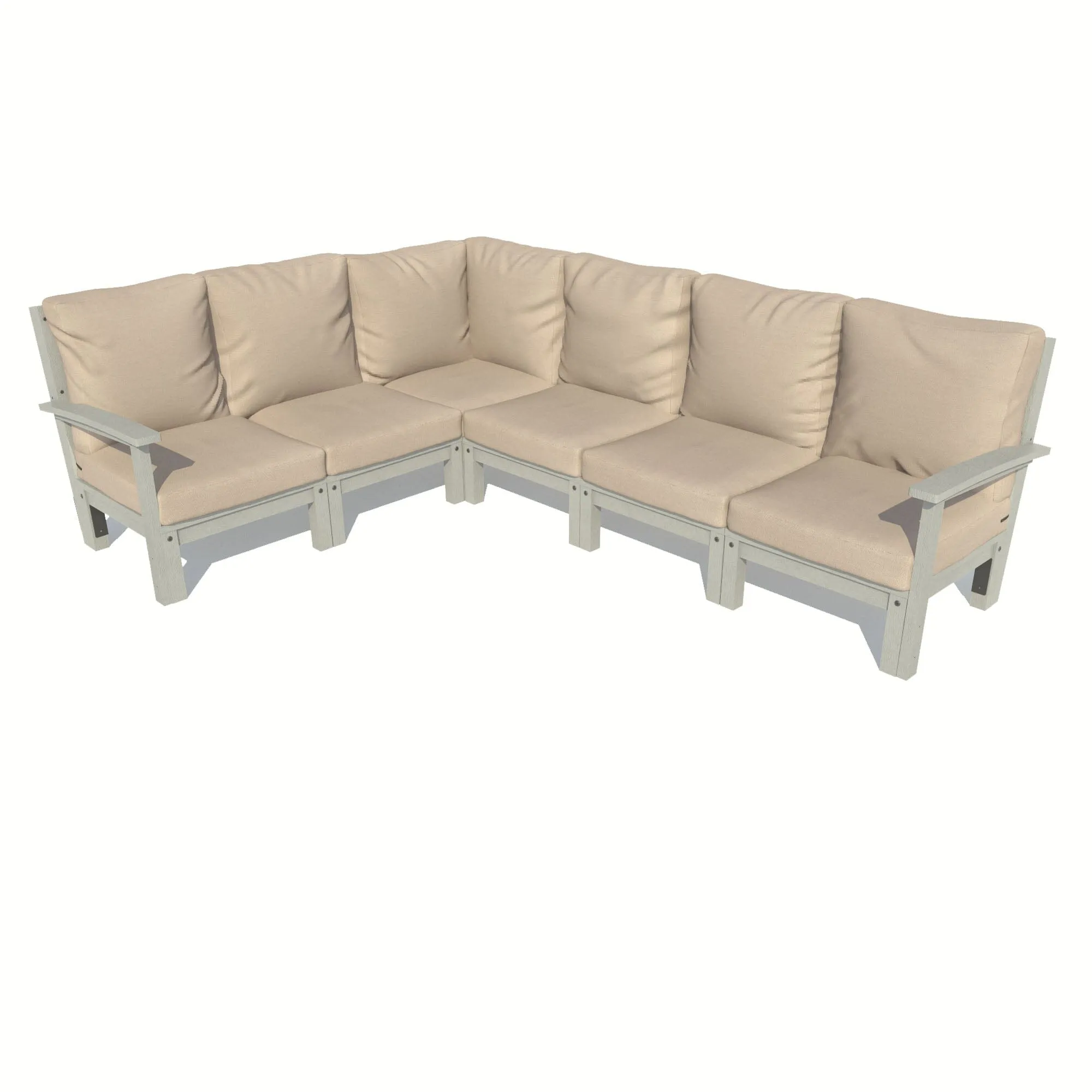 Bespoke Deep Seating: 6 Piece Sectional Sofa Set