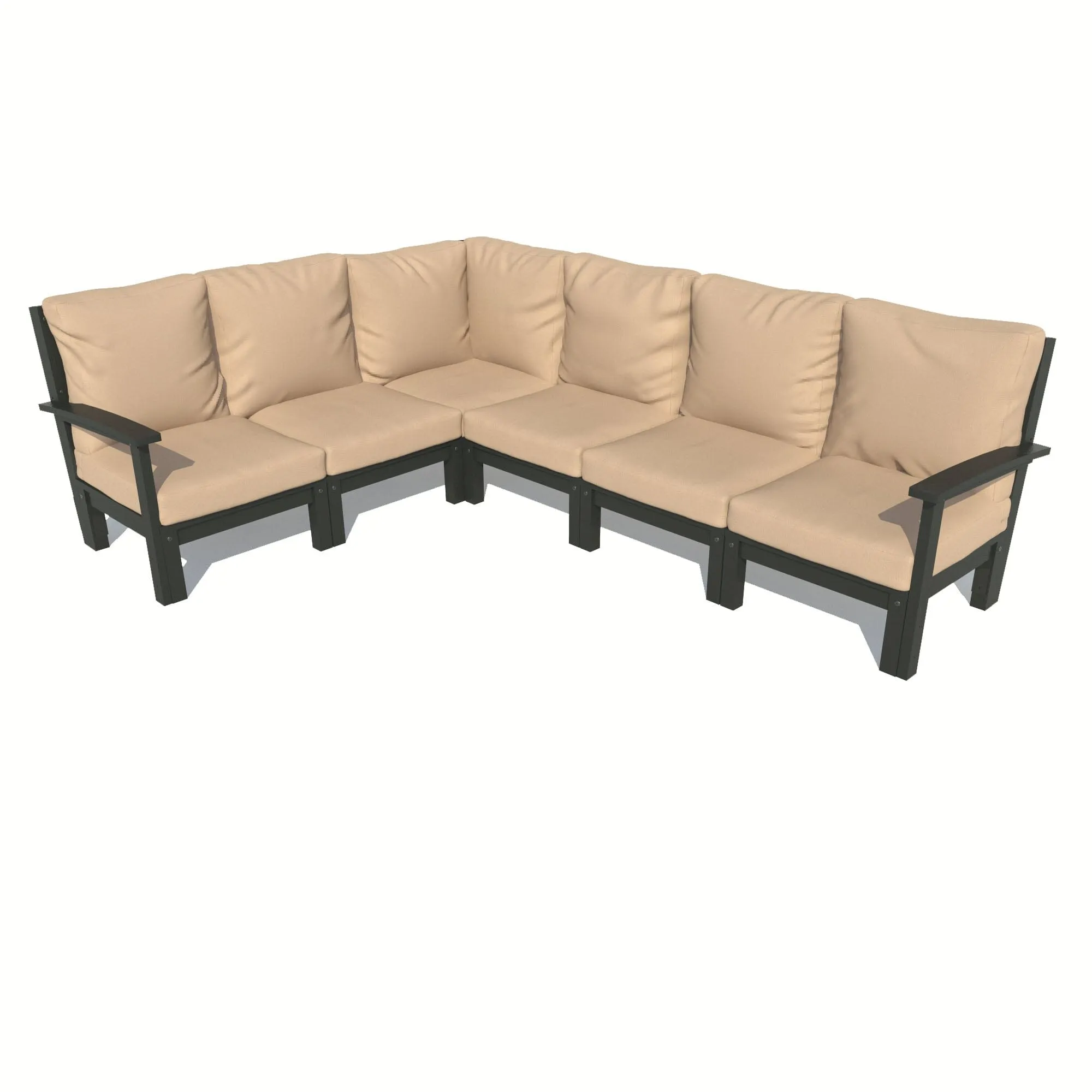 Bespoke Deep Seating: 6 Piece Sectional Sofa Set
