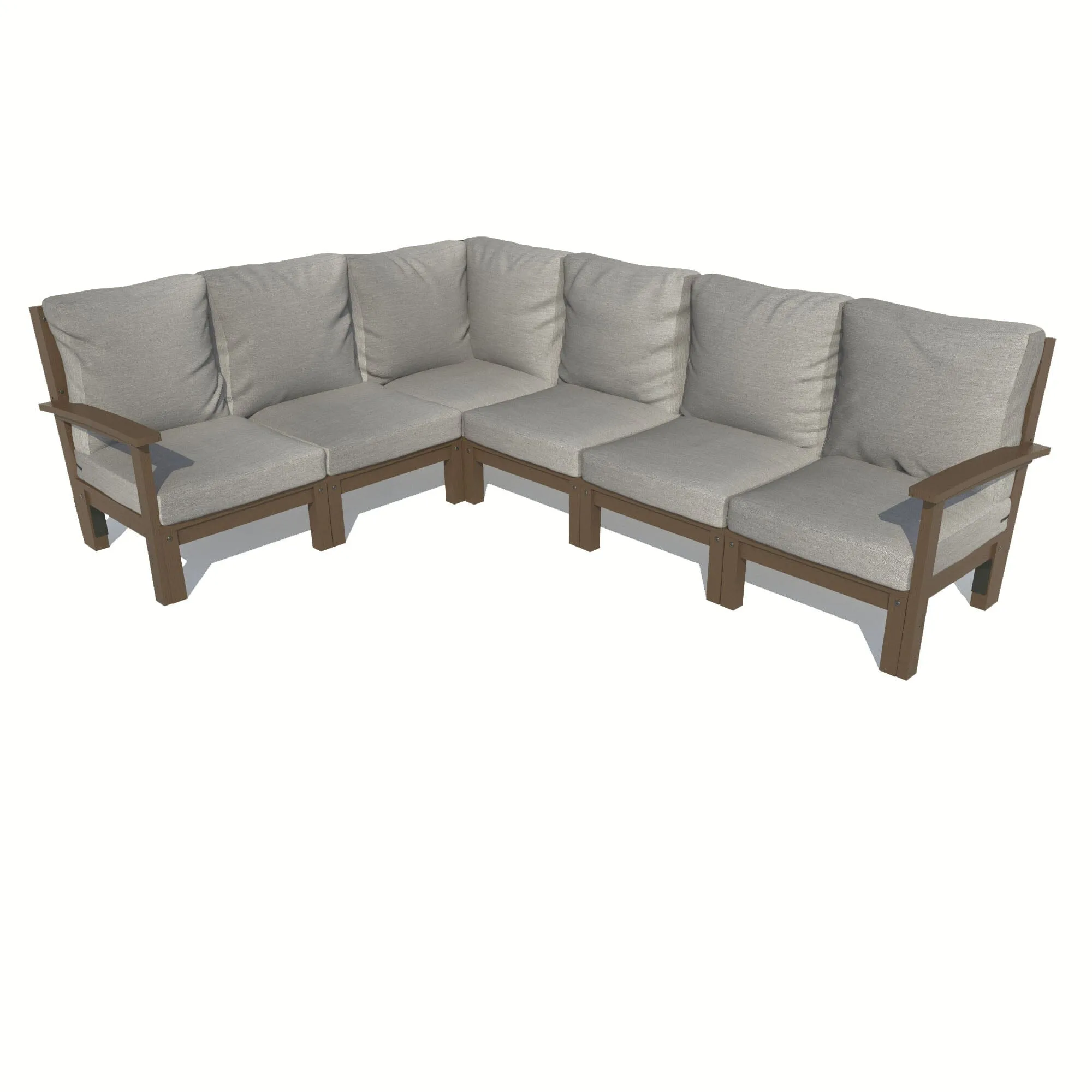 Bespoke Deep Seating: 6 Piece Sectional Sofa Set