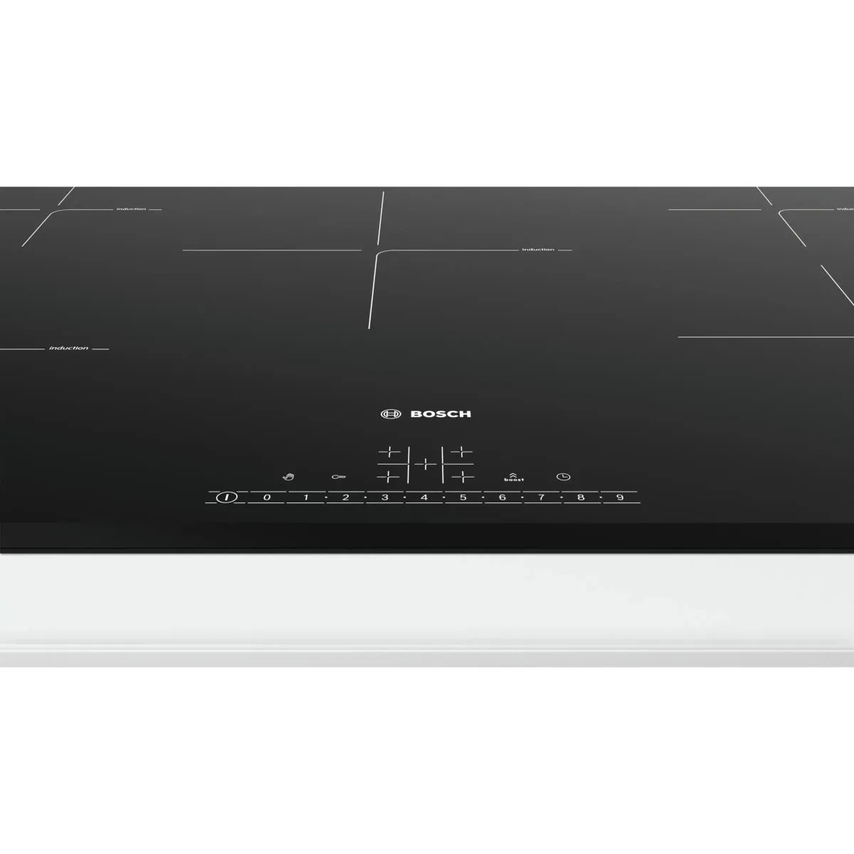 Bosch PIV851FB1EKIT 80.2cm Induction Hob with Free Pan Set - Black