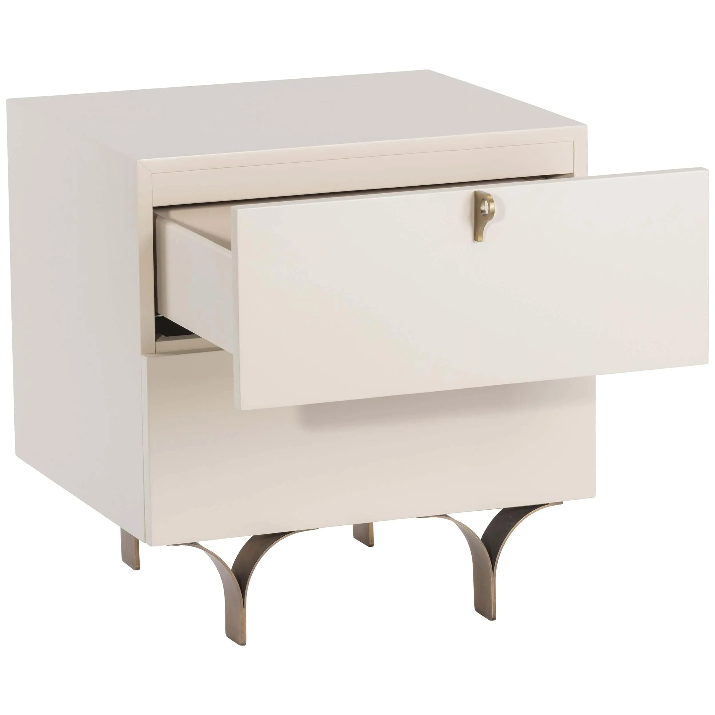 Celine Small Nightstand, Cream