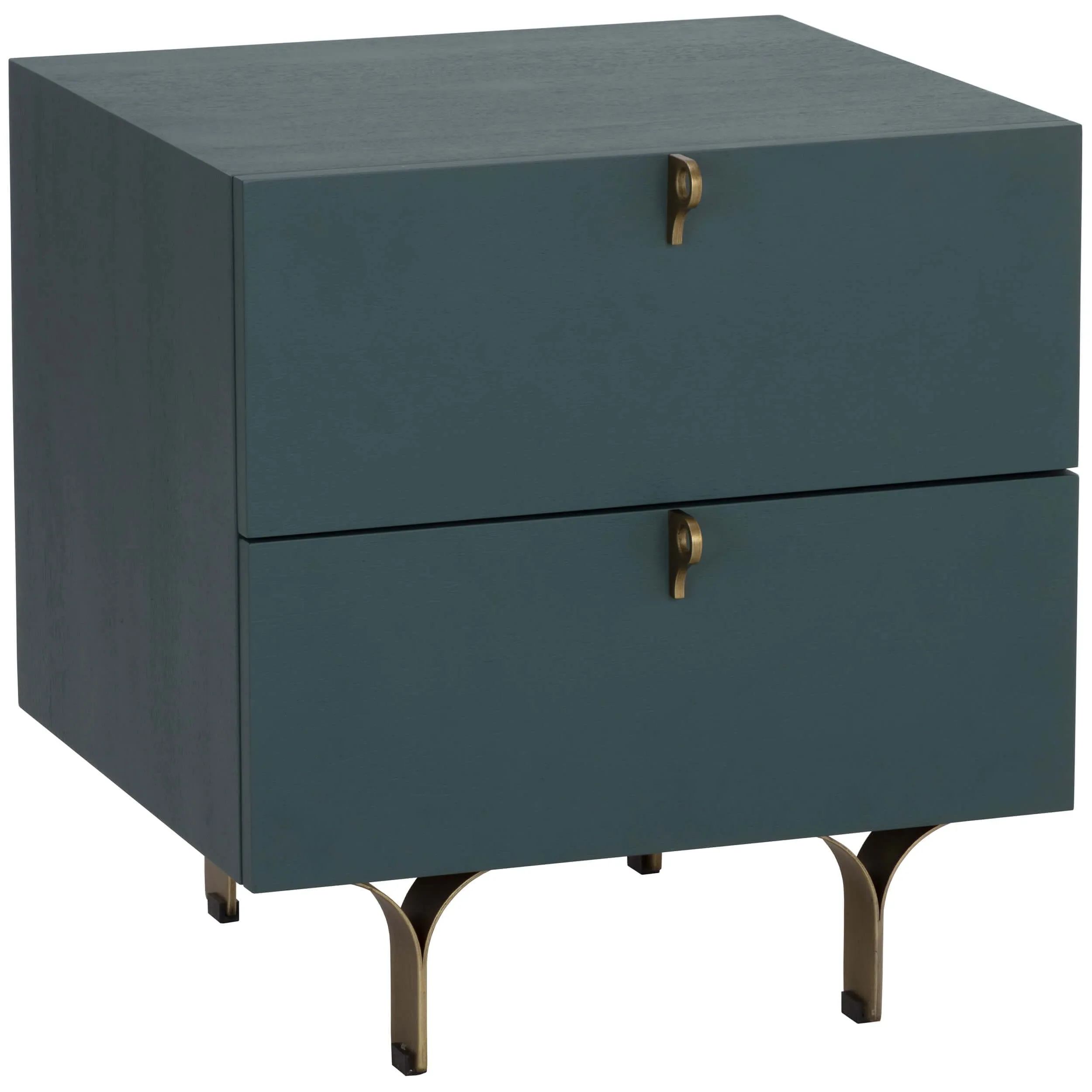 Celine Small Nightstand, Teal