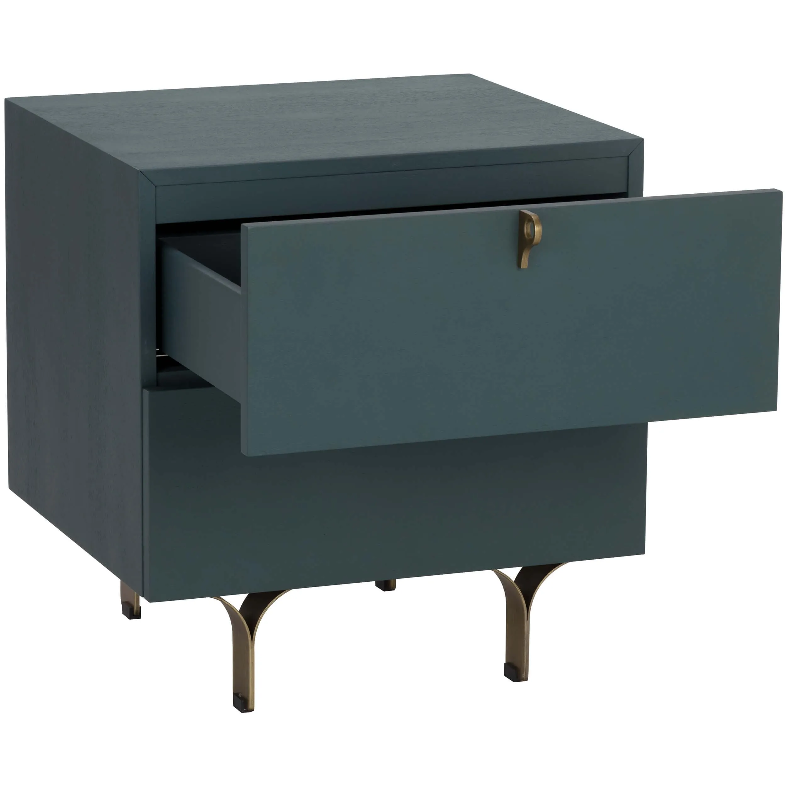Celine Small Nightstand, Teal