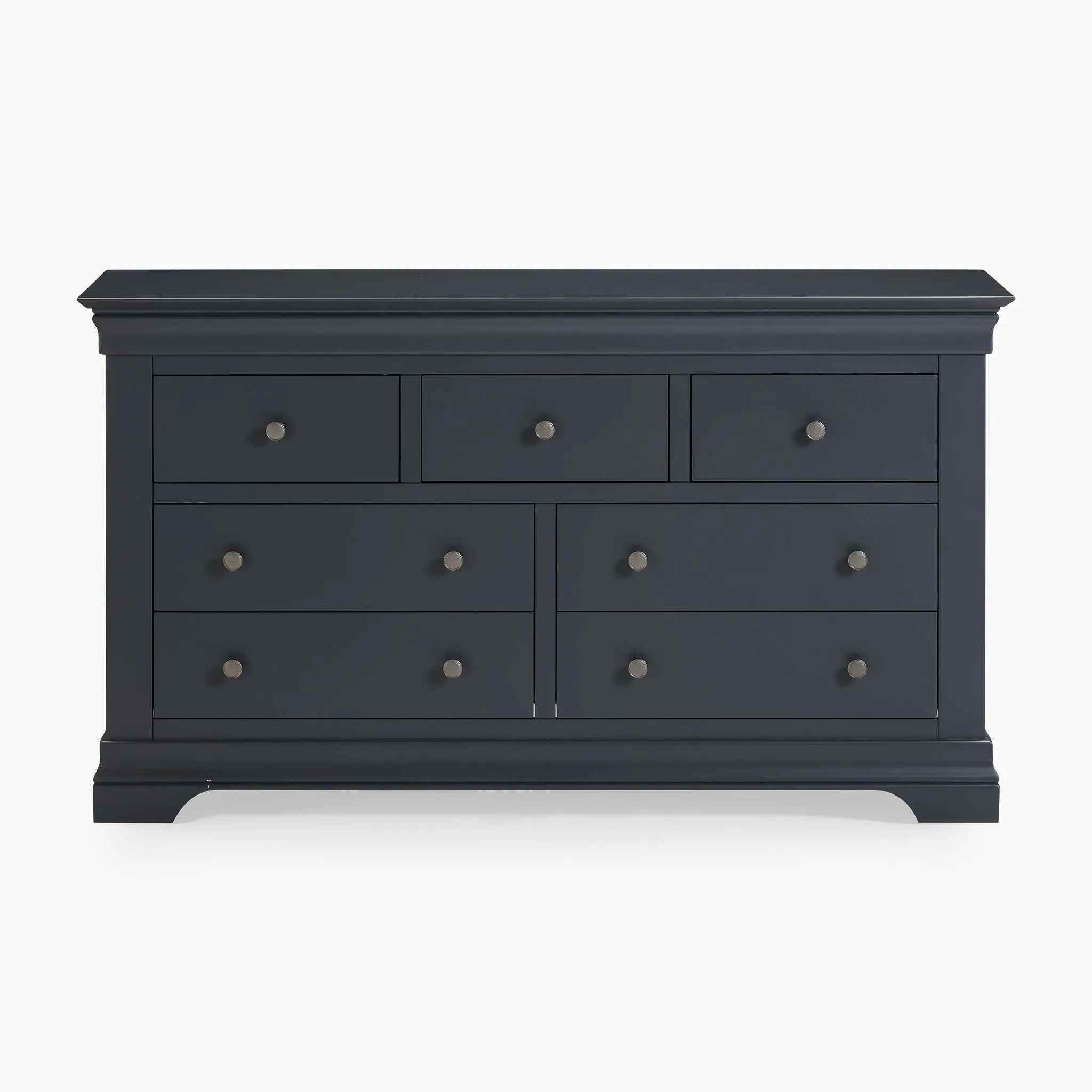 Chalbury 3 Over 4 Chest of Drawers in Dusky Black