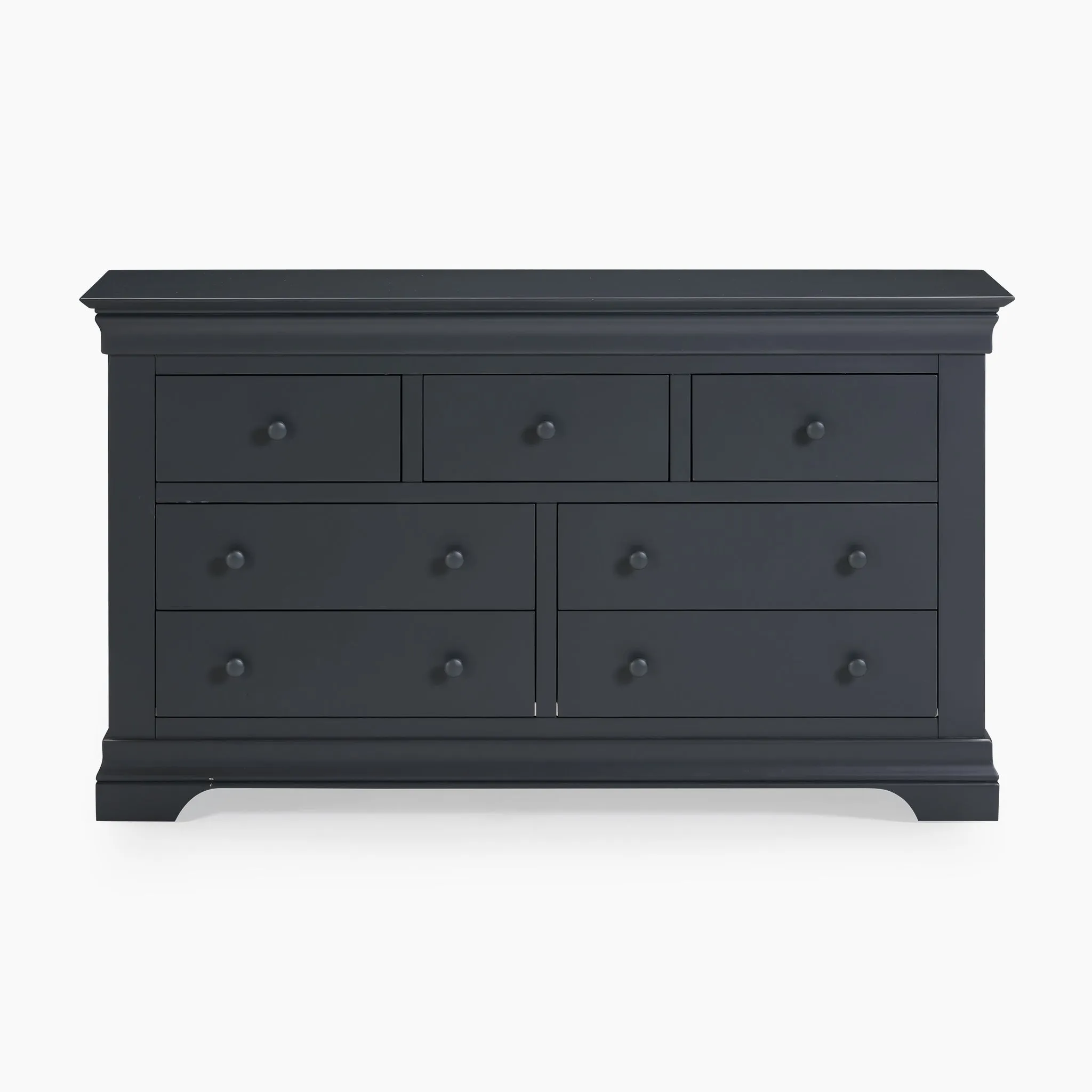 Chalbury 3 Over 4 Chest of Drawers in Dusky Black