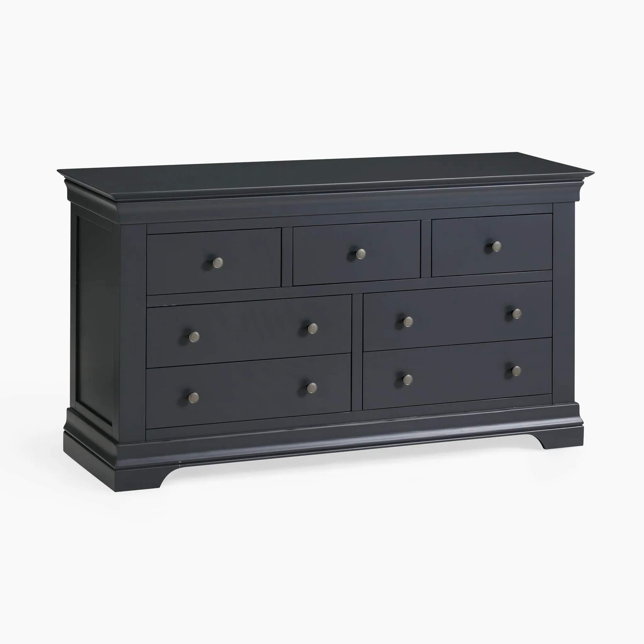 Chalbury 3 Over 4 Chest of Drawers in Dusky Black