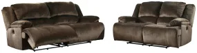 Clonmel 36504 Chocolate Power Reclining 2-Piece Living Room Set
