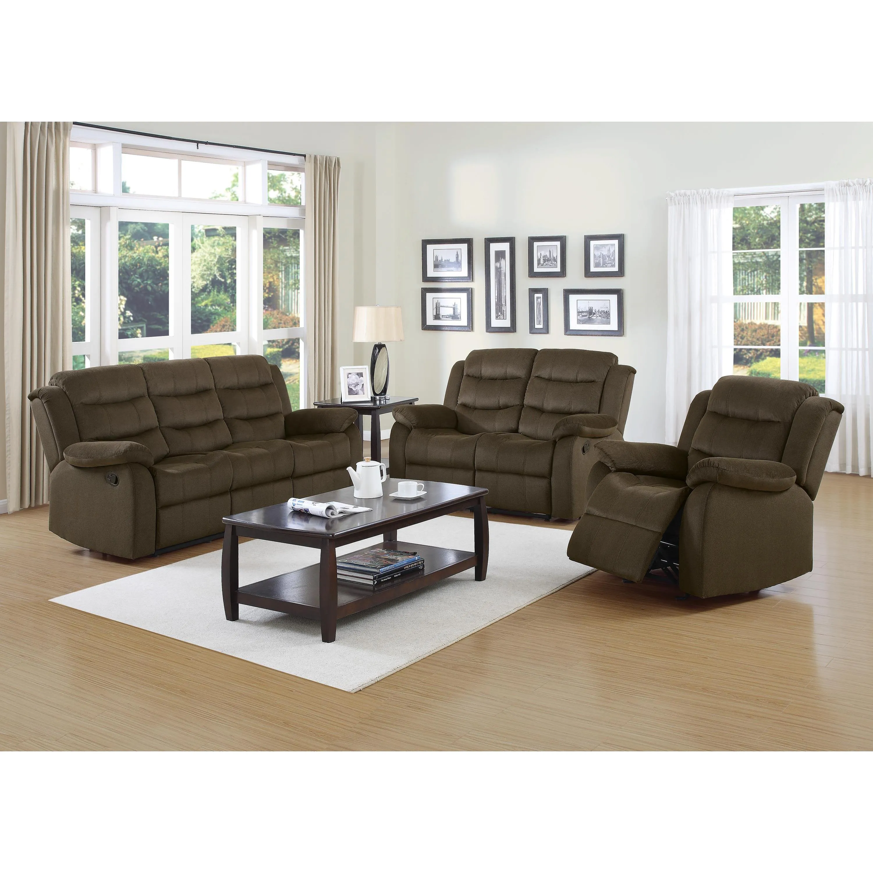 Coaster Furniture Rodman Reclining Fabric Loveseat 601882