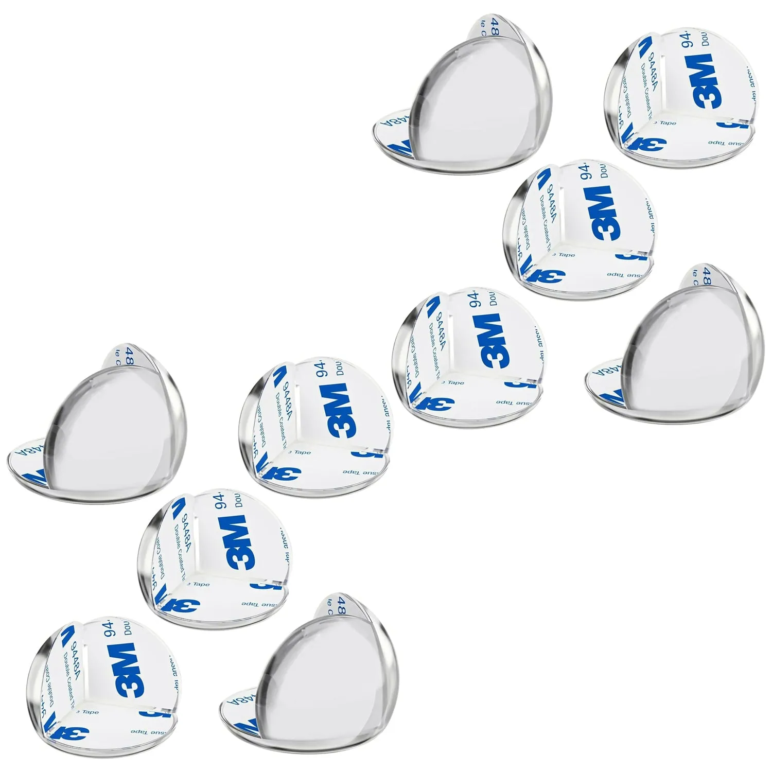 Corner / Edge Guards Clear Corner Protectors (Big 4 Cm / 10 Pcs Set)