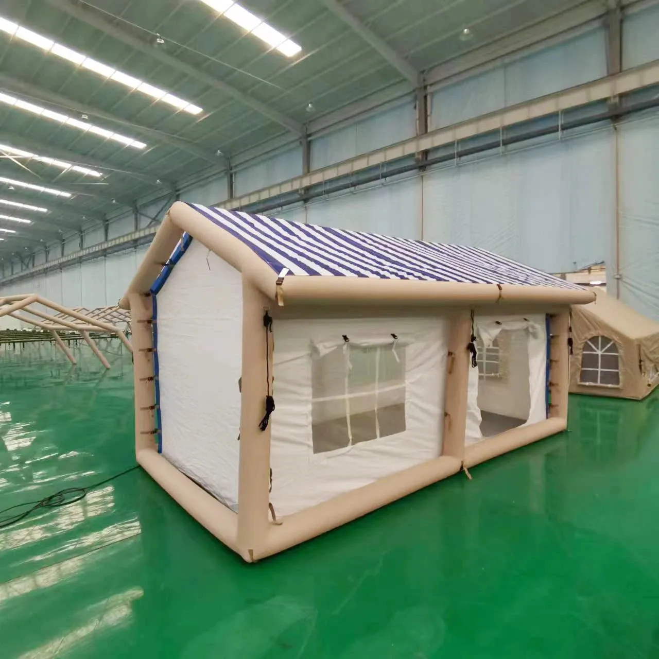 Custom Multi Persons Large luxury Waterproof Inflatable House Air Tent Outdoor Inflatable Camping Tent