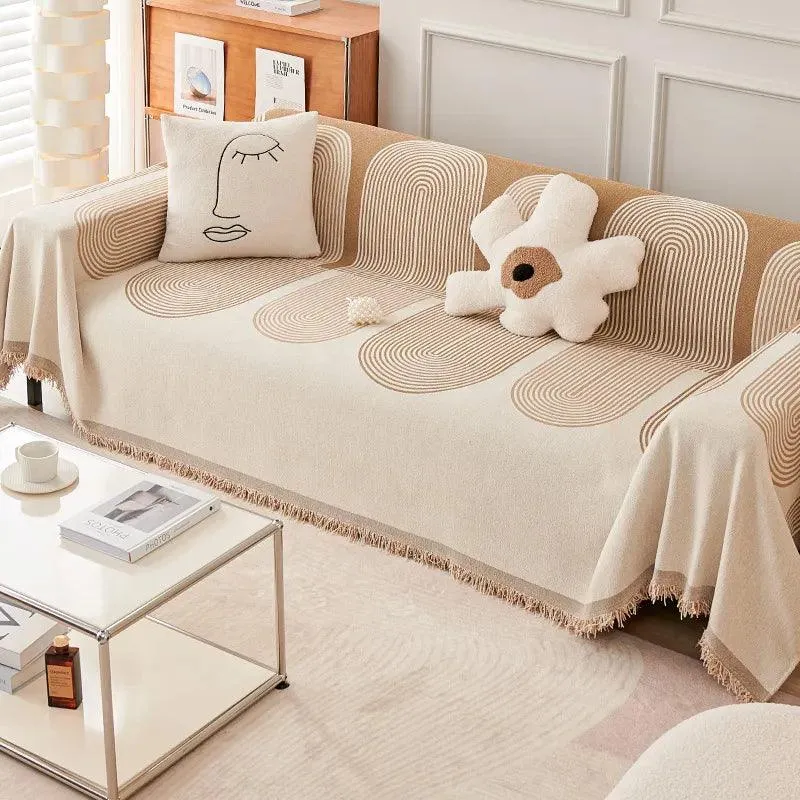 Double-Sided Chenille Couch Slipcovers for Ultimate Comfort