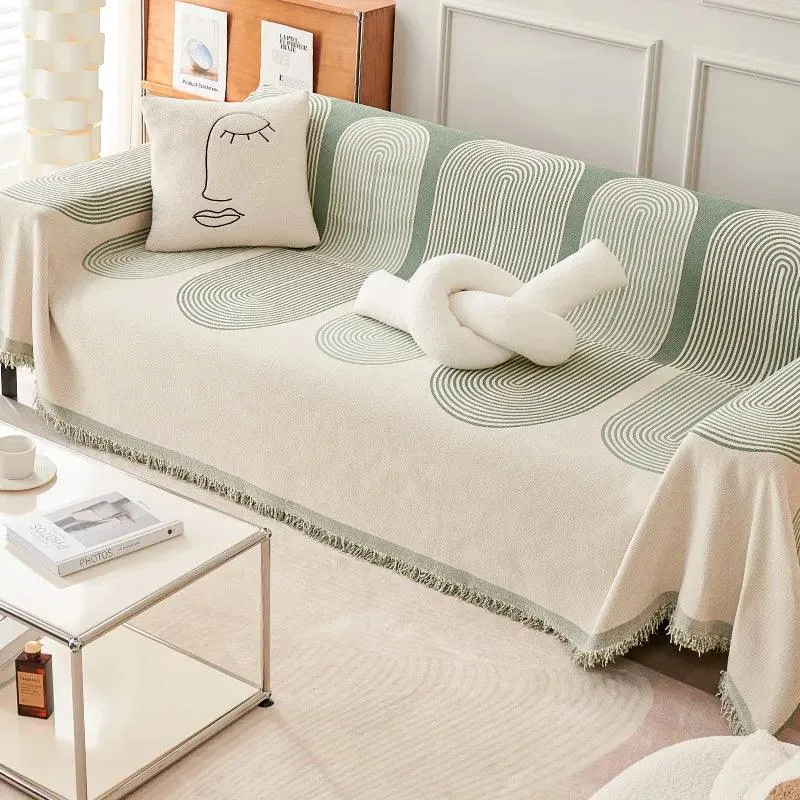 Double-Sided Chenille Couch Slipcovers for Ultimate Comfort