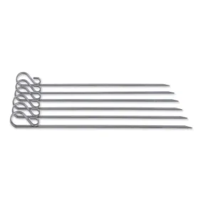 Endurance Stainless Steel Flat Skewers Set Of 6