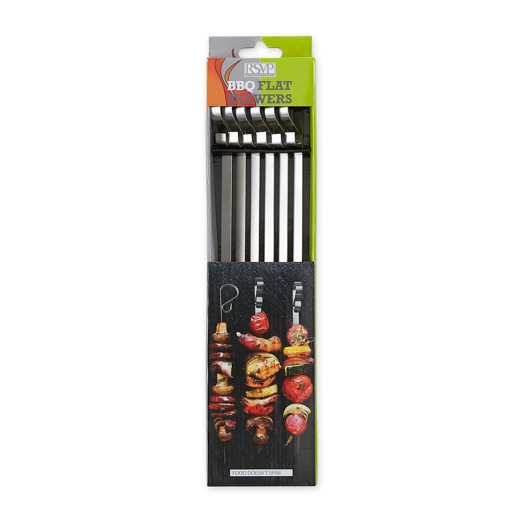 Endurance Stainless Steel Flat Skewers Set Of 6