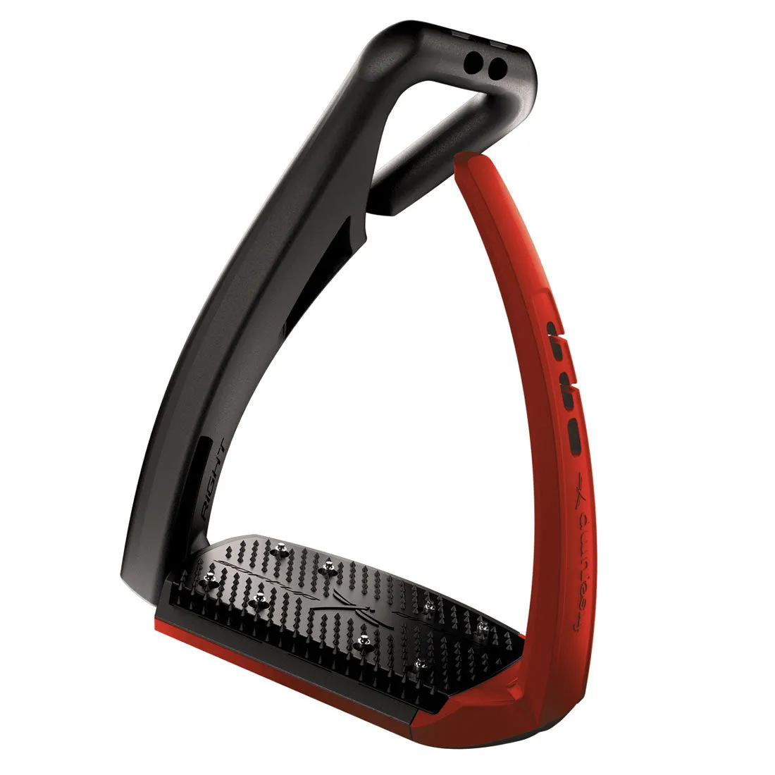 Free Jump red and black soft up Pro stirrups