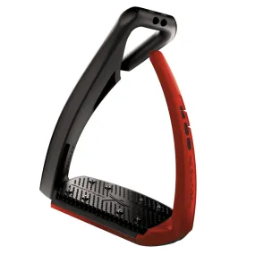 Free Jump red and black soft up Pro stirrups