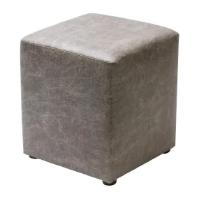 FT445 Cube Faux Leather Bar Stool Ash (Pack of 2)