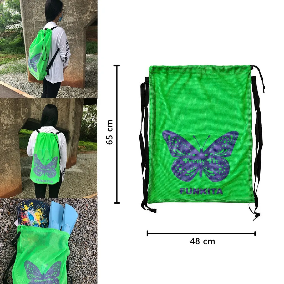 Funkita Mesh Gear Drawstring Bag FKG010A- Pretty Fly