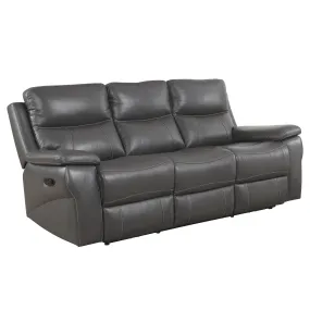 Furniture of America Lila Reclining Leather Match Sofa CM6540-SF