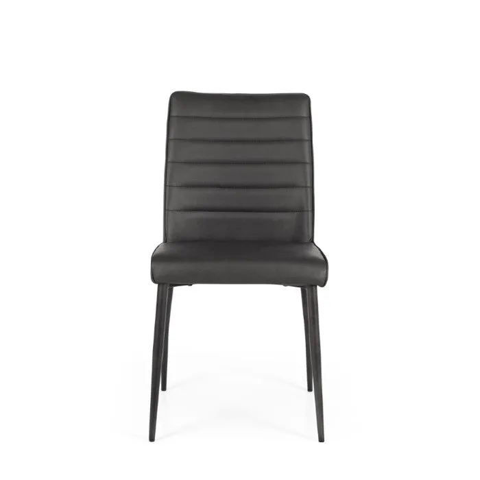 Hansel Dining Chair  - Grey PU
