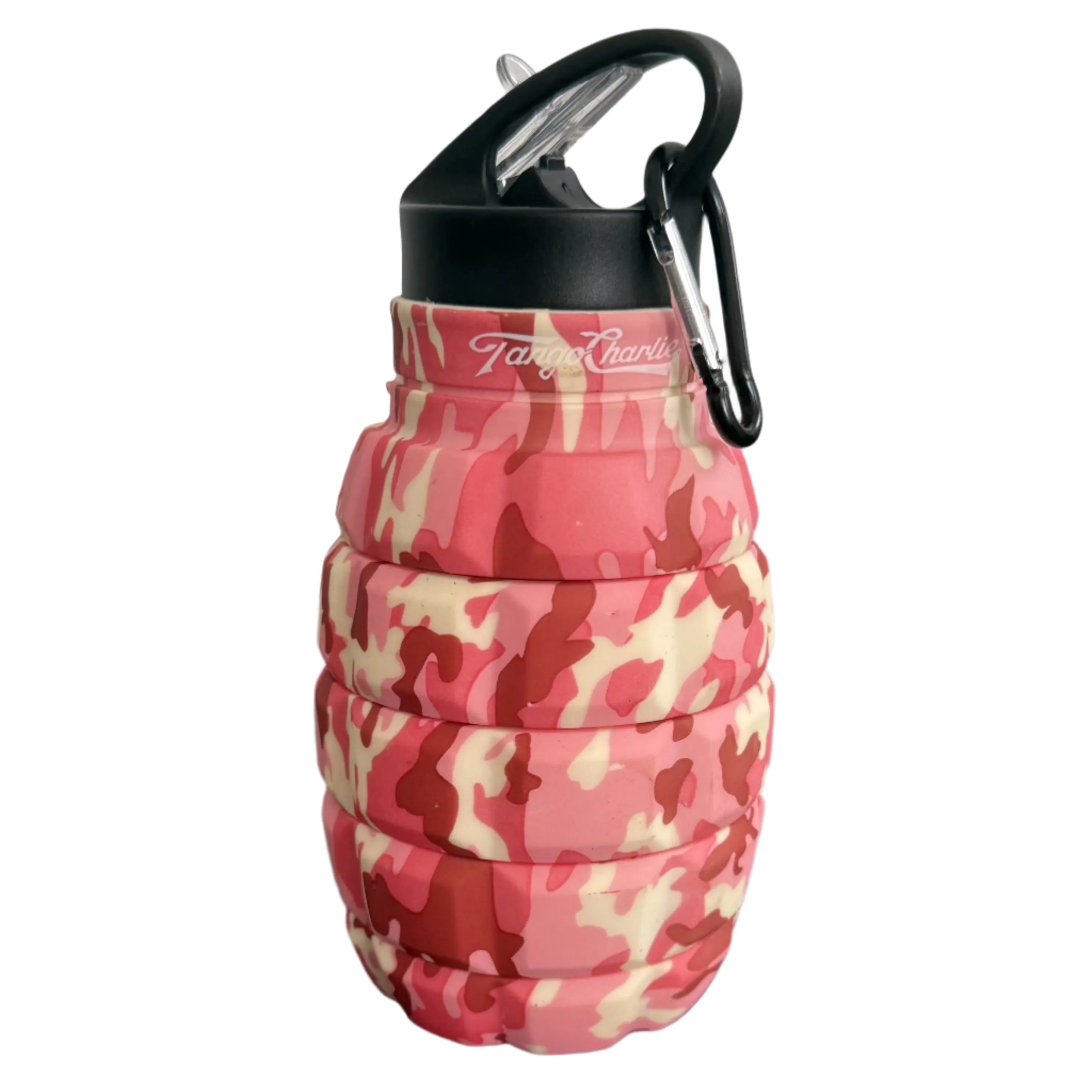 Humble   Hydrated 20oz Pink Camo Water Bottle