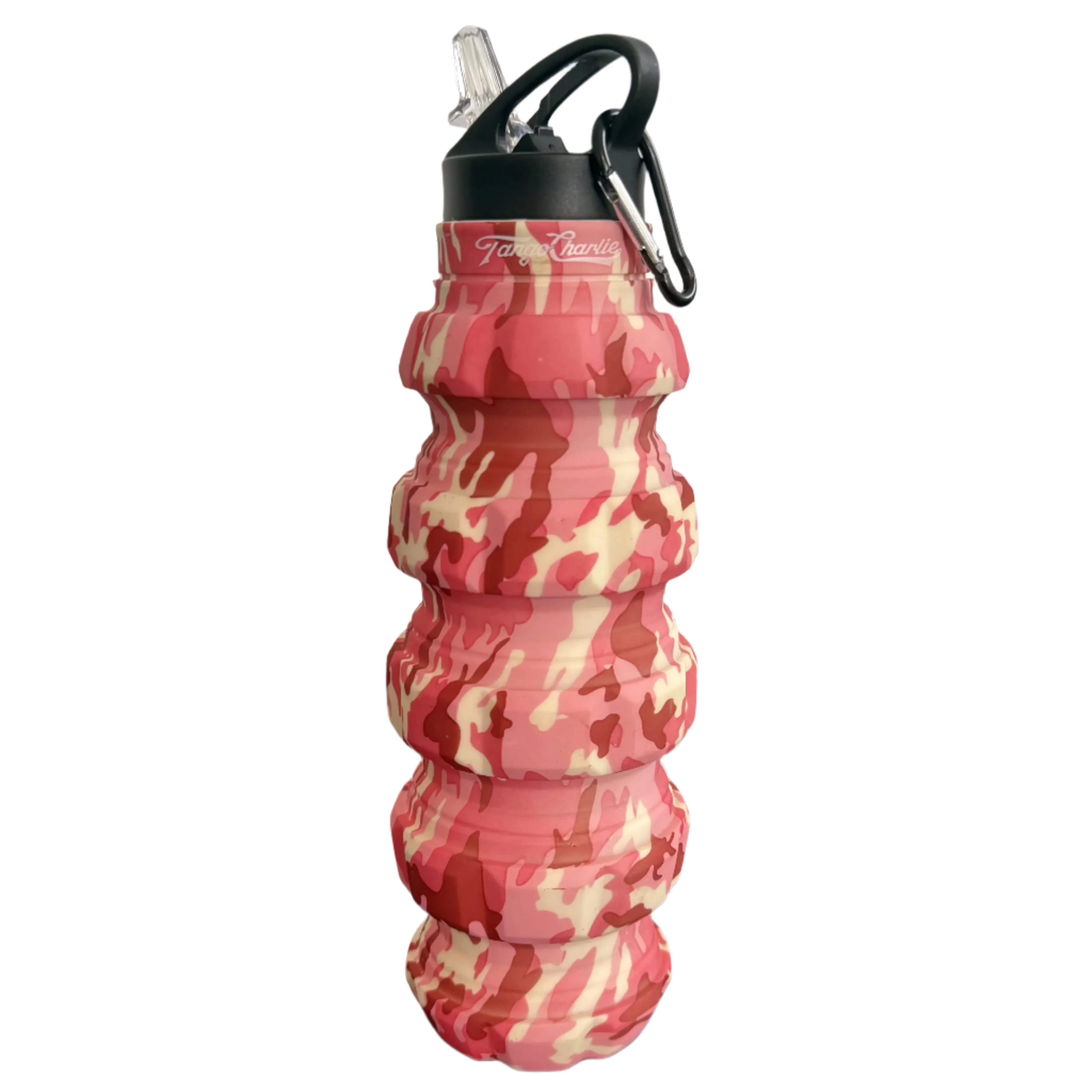 Humble   Hydrated 20oz Pink Camo Water Bottle
