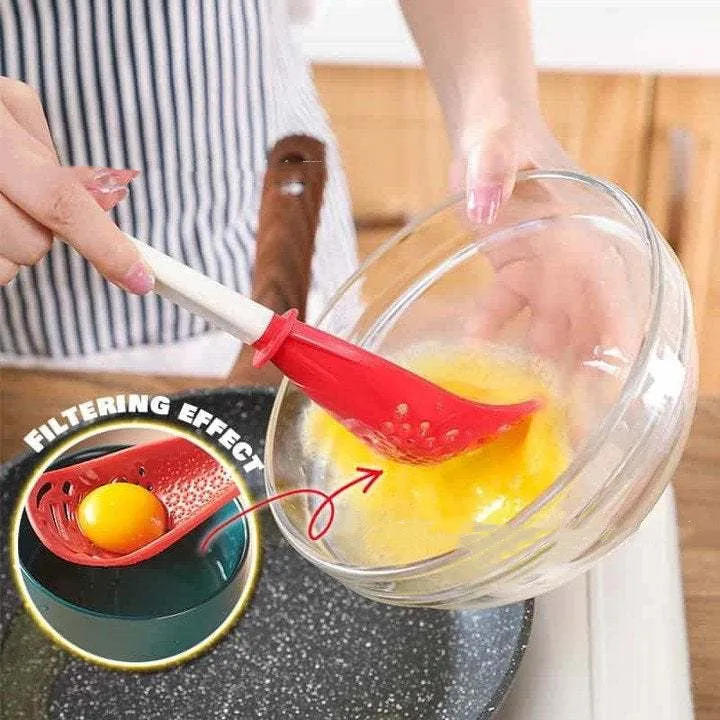 Kitchen Cooking Spoon Grinding Mash Colander Drain Spoon