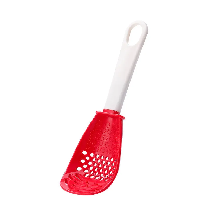 Kitchen Cooking Spoon Grinding Mash Colander Drain Spoon