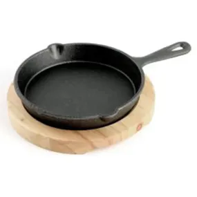 Kitchen Master COST08 Round Mini Sizzler Frying Pan, 13.5cm