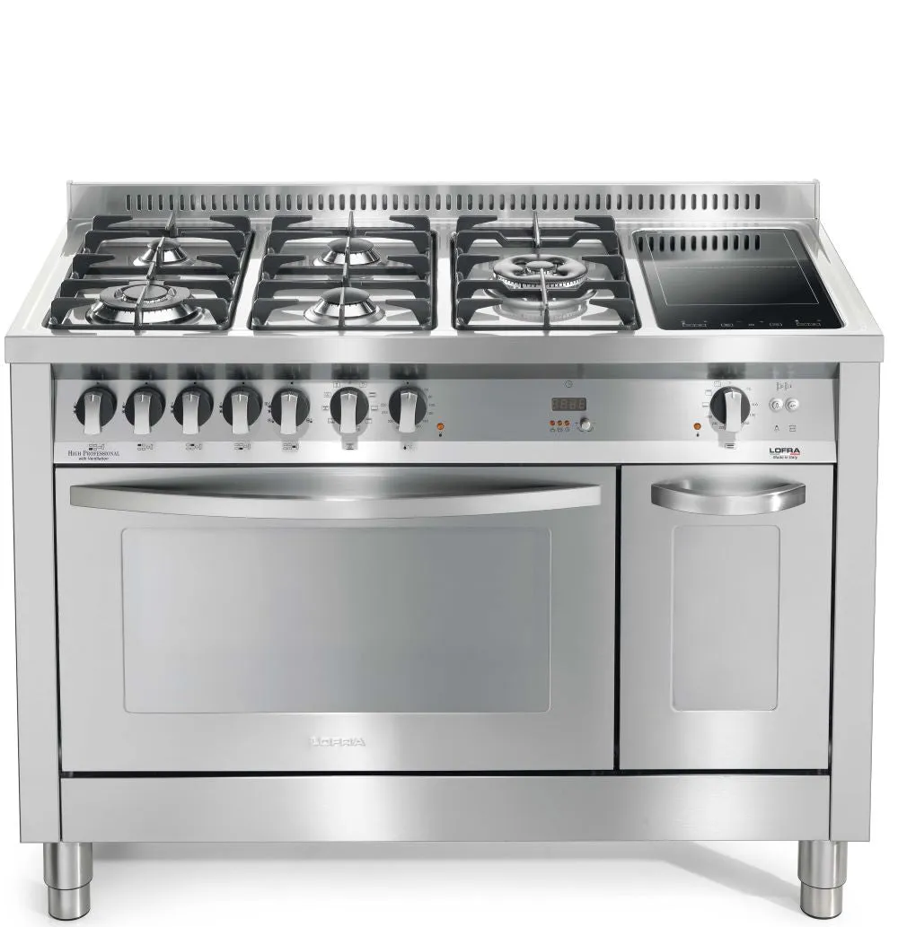 Lofra Dolcecita RNMD 126MFT E/2Ci Gas Dual Fuel Range Cooker,2 Ceramic Zones 120cm