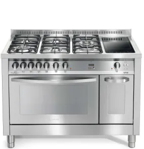 Lofra Dolcecita RNMD 126MFT E/2Ci Gas Dual Fuel Range Cooker,2 Ceramic Zones 120cm