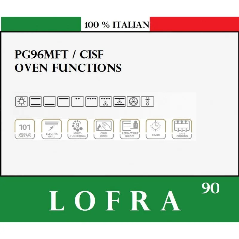 Lofra RR D156MFT MFT/AEOV 150 Gas Dual Fuel Range Cooker 150cm