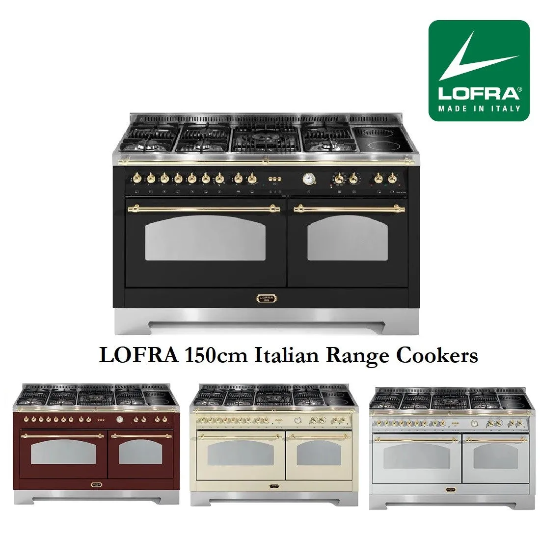 Lofra RR D156MFT MFT/AEOV 150 Gas Dual Fuel Range Cooker 150cm