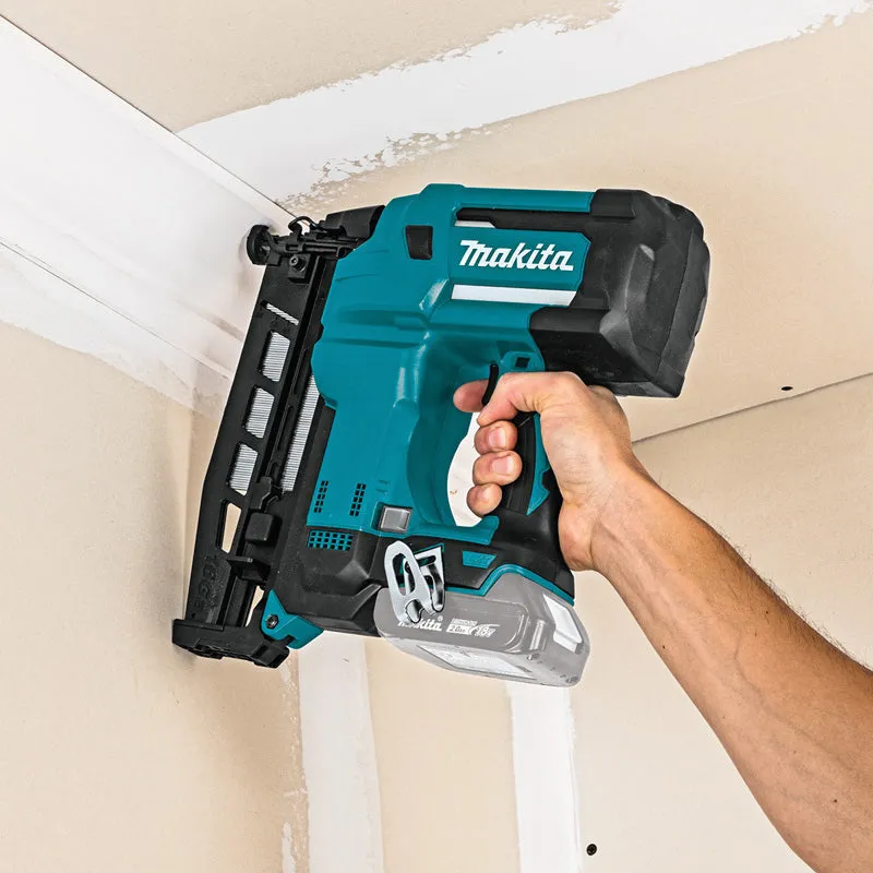 Makita® LXT® XNB02Z Straight Finish Nailer, Tool/Kit: Tool, 110 Nail, 1 to 2-1/2 in L Nail, 18 V, Lithium‑Ion Battery