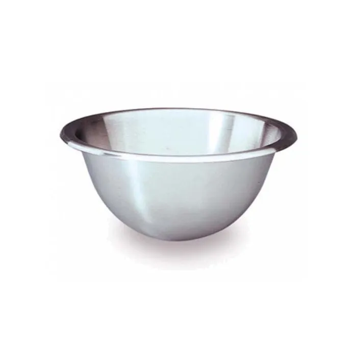 MATFER Hemispherical Bottom S/S Mixing Bowl, 10"