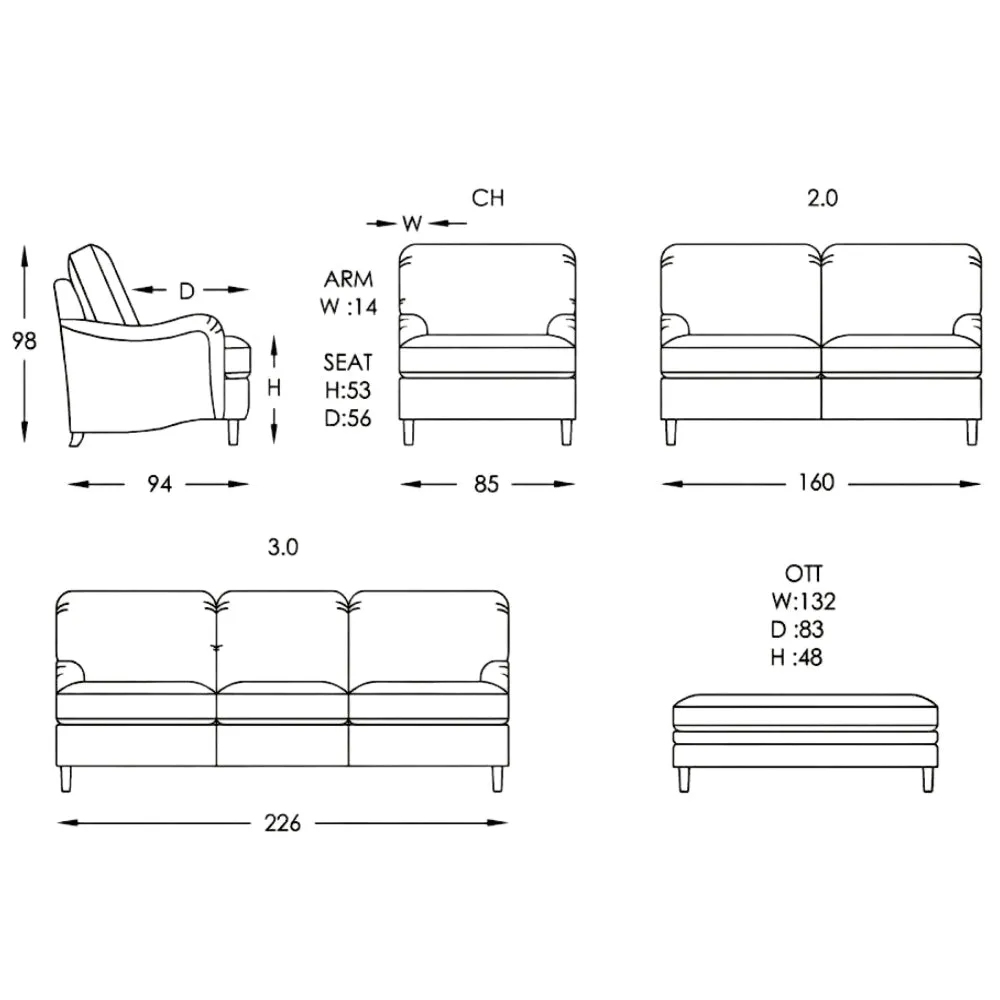 Moran Furniture Claire II Sofa